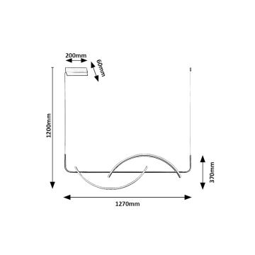 Rabalux - LED Lustra ar auklu LED/35W/230V