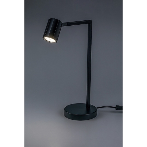 Rabalux - Galda lampa 1xGU10/5W/230V melna