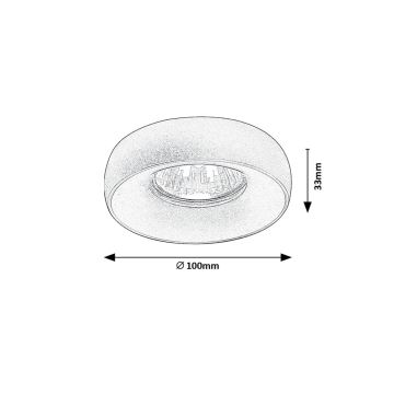 Rabalux - Griestu lampa 2in1 1xGU10/25W/230V