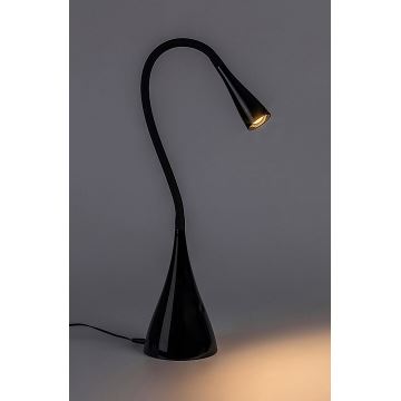 Rabalux - LED Aptumšojama skārienvadāma galda lampa LED/4W/230V 3000K melna