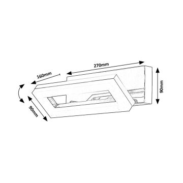 Rabalux - LED Vannas istabas sienas lampa LED/15W/230V 4000K IP44