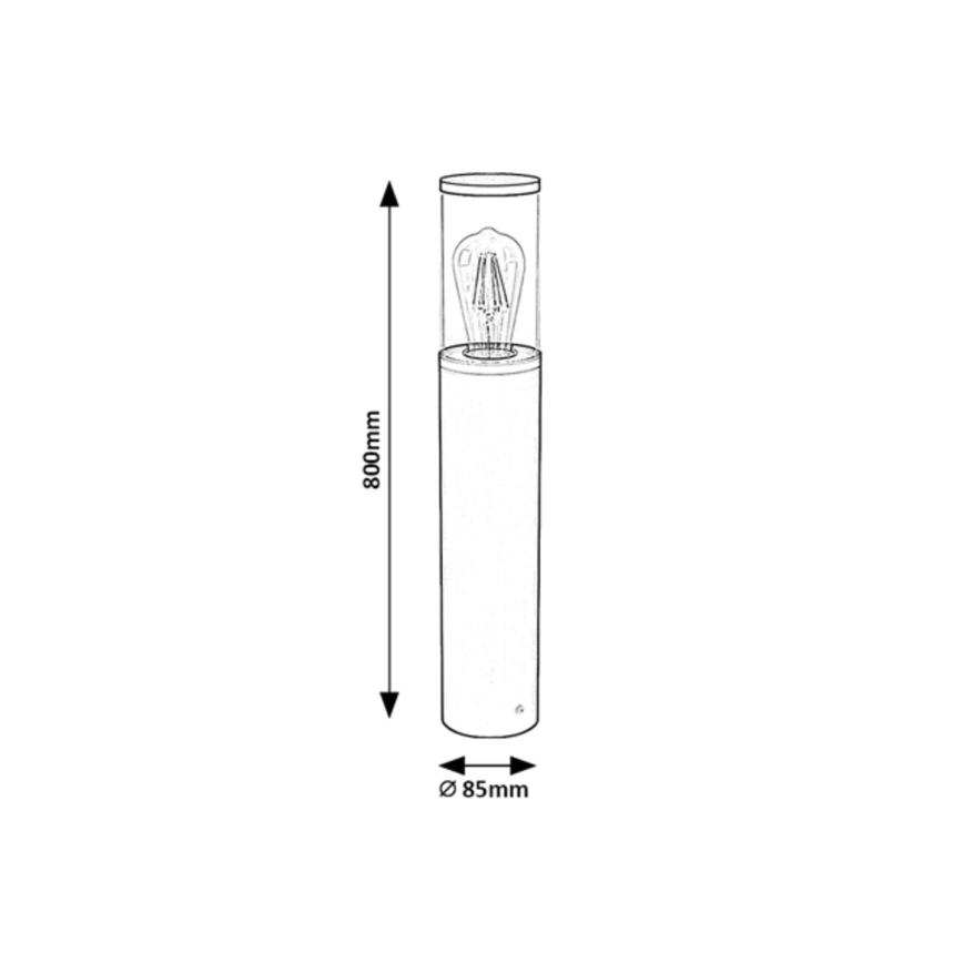 Rabalux - Āra lampa 1xE27/60W/230V IP44