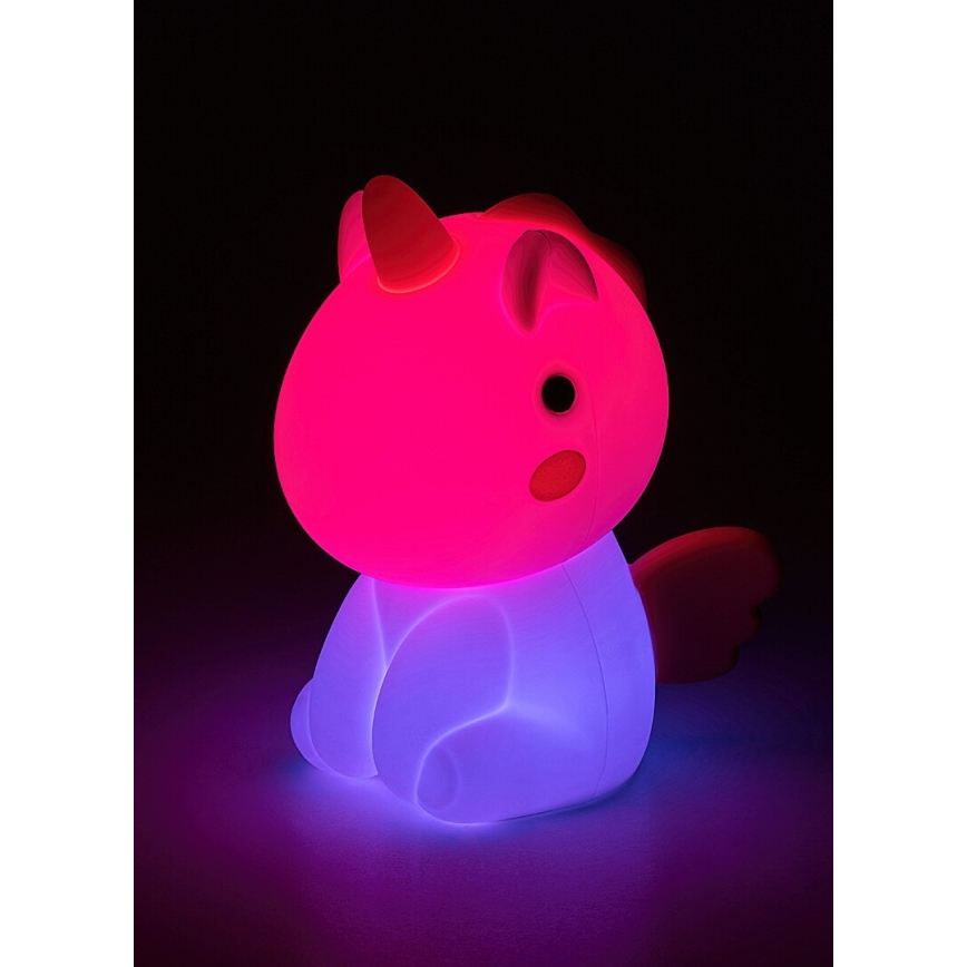Rabalux - LED RGB Aptumšojama skārienvadāma uzlādējama bērnu lampiņa LED/0,45W/5V