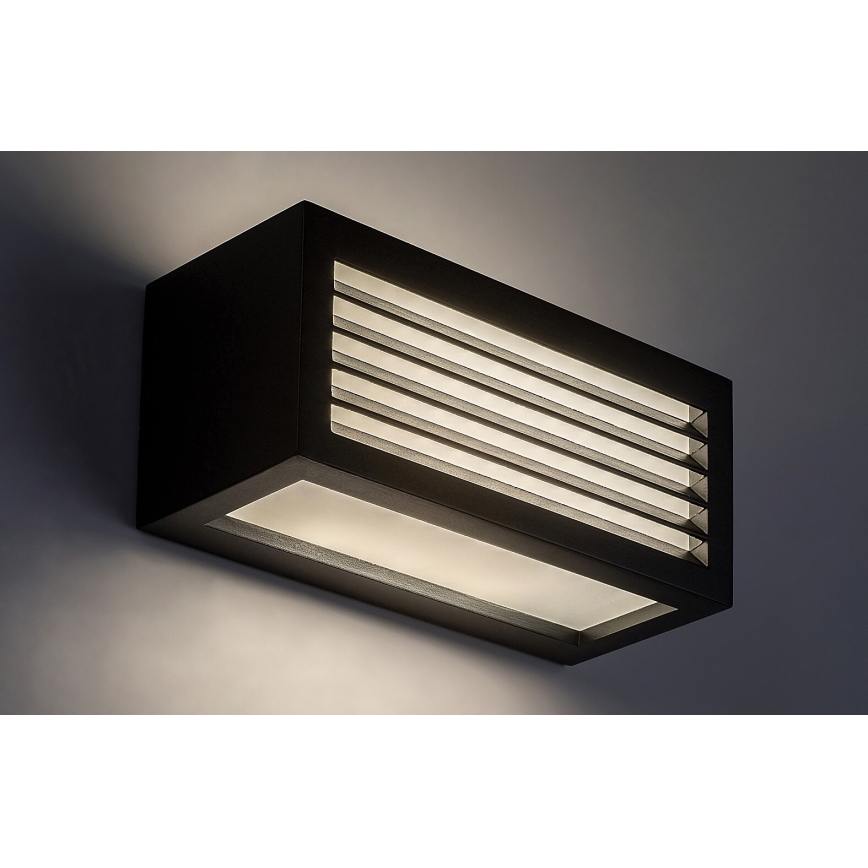 Rabalux - LED Āra sienas lampa LED/10W/230V IP54 melna