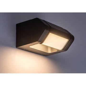 Rabalux - LED Āra elastīga sienas lampa LED/8W/230V IP54 antracīta