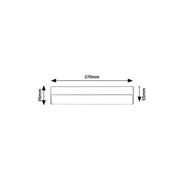 Rabalux - LED Virtuves zem skapīša lampa LED/7W/230V 4000K melna