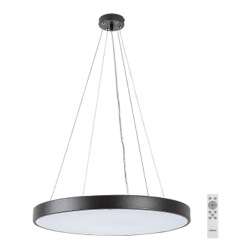 Rabalux - LED Aptumšojama lustra ar auklu LED/60W/230V 3000-6000K melna + tālvadības pults