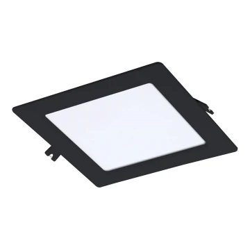 Rabalux - LED Iegremdējama lampa LED/12W/230V 17x17 cm melna