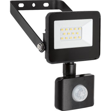 Rabalux - LED Prožektors ar sensoru LED/10W/230V 4000K IP44 melna