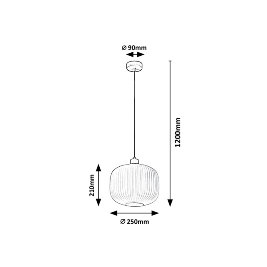 Rabalux - Lustra ar auklu 1xE27/60W/230V