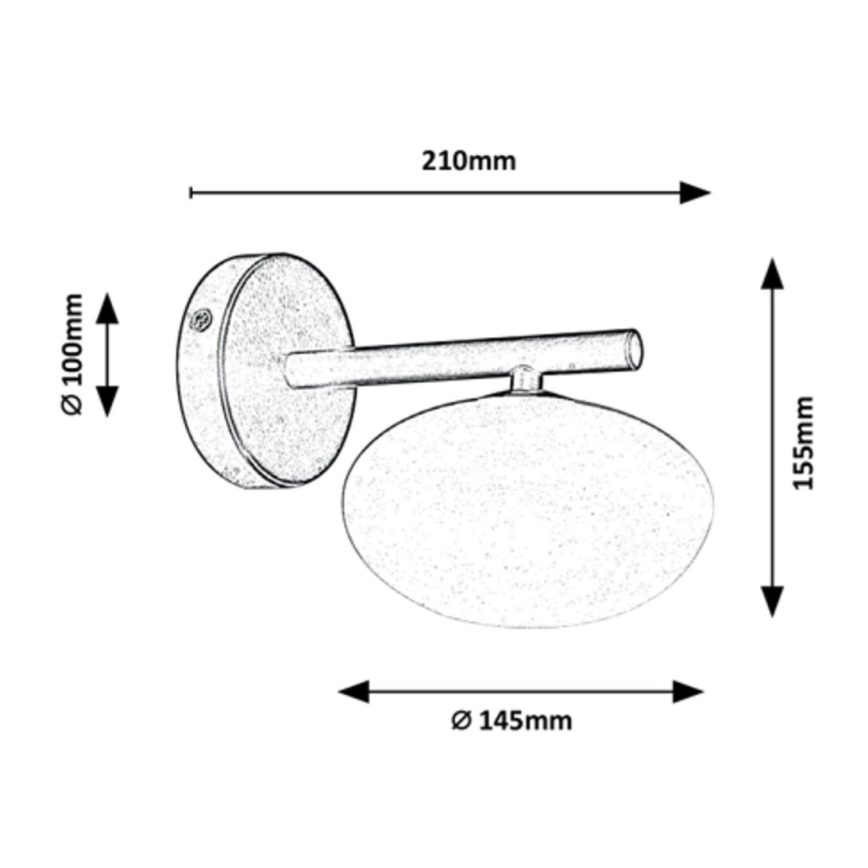 Rabalux - Sienas lampa 1xG9/28W/230V