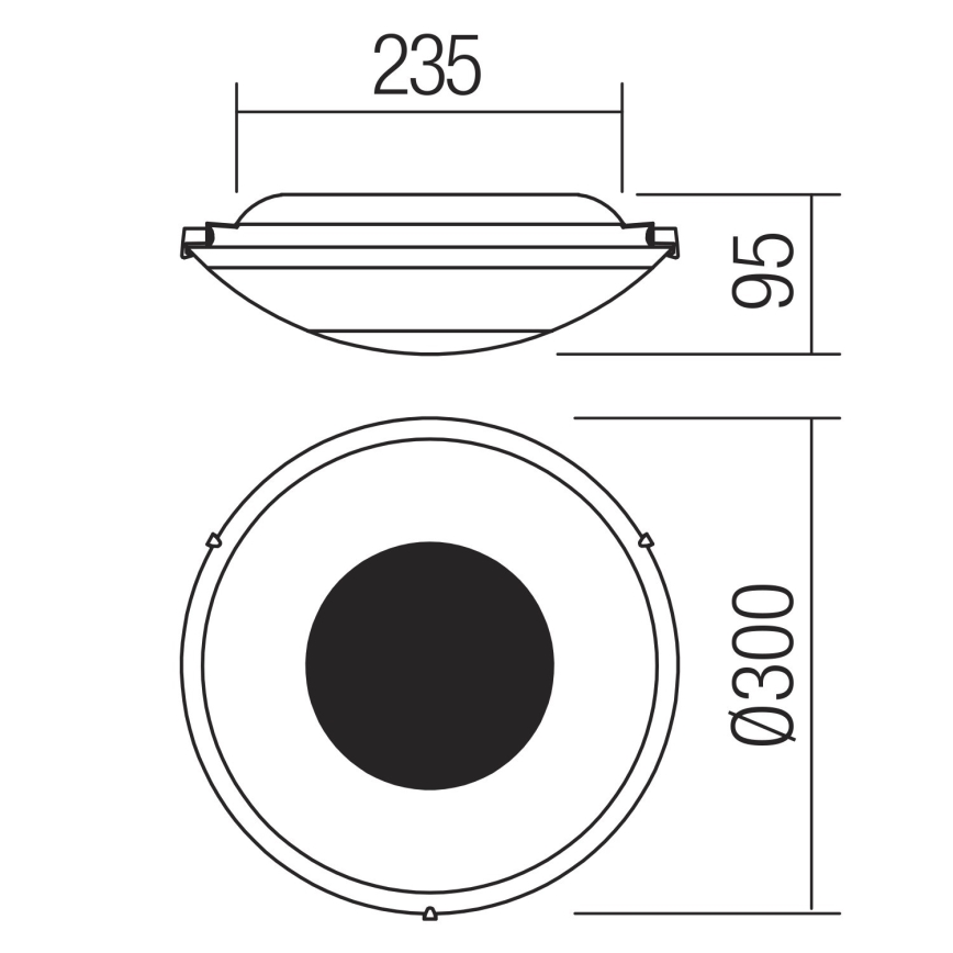 Redo 05-898 - LED Kristāla griestu lampa RA LED/12W/230V d. 30 cm sudraba