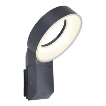 Redo 6163S-3K GR - LED Āra sienas lampa MERIDIAN LED/14W/230V IP54