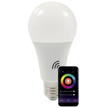 RGBW LED Aptumšojama spuldze A65 E27/11W/230V 2700-6500K Wi-Fi Tuya