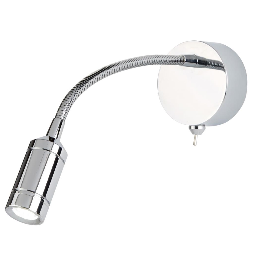 Searchlight - LED Elastīga maza lampa ADJU LED/1W/230V hroms