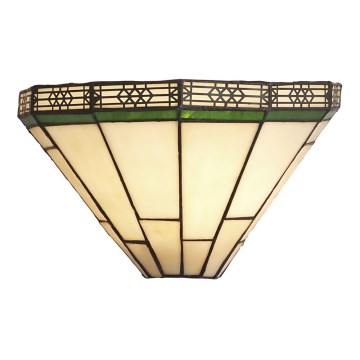 Searchlight - Tiffany sienas lampa SPĀRE 1xE14/60W/230V
