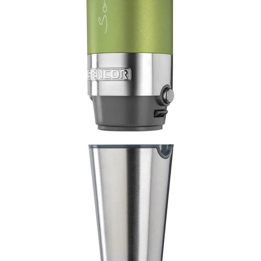 Sencor - Rokas blenderis 4in1 1200W/230V nerūsējošs tērauds/zaļš