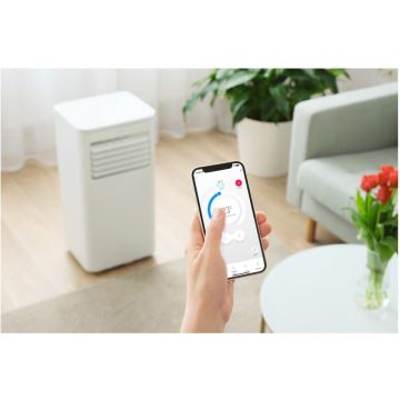 Sencor - Viedais mobilais gaisa kondicionieris 3in1, ieskaitot visus piederumus 760W/230V 7000BTU Wi-Fi + tālvadības pults