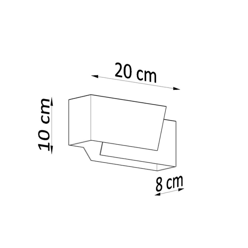 Sienas gaismeklis PIEGARE 1xG9/40W/230V