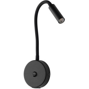 Sienas lampa ar USB portu LAGOS 1xG9/6W/5V melna