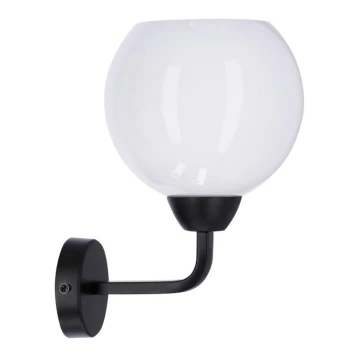 Sienas lampa CALDERA 1xE27/60W/230V melna