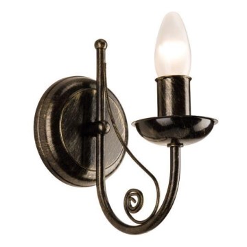 Sienas lampa DONATO 1xE14x40W/230V patina