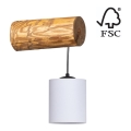 Sienas lampa FORESTA 1xE27/25W/230V priede - FSC sertifikāts