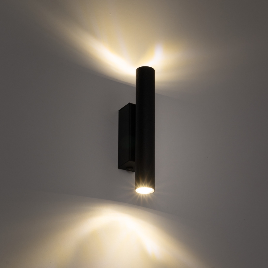 Sienas lampa LAGOS 2xG9/8W/230V melna