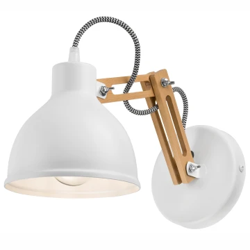 Sienas lampa MARCELLO 1xE27/60W/230V dižskābardis - FSC sertificēts