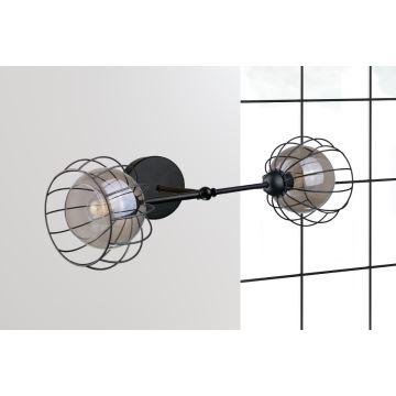 Sienas lampa SOLO BLACK 2xE27/60W/230V