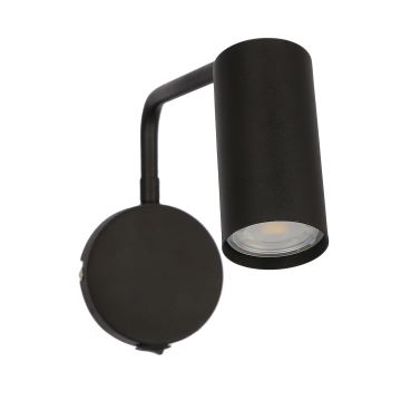 Sienas lampa TINA 1xGU10/15W/230V melna