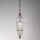 SIRU - Lustra ar ķēdi BABÀ 1xE27/60W/230V d. 30 cm caurspīdīga/brūna Venēcijas stikls
