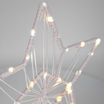 LED Ziemassvētku rotājums LED/2xAAA zvaigzne