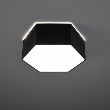 Griestu gaismeklis SUNDE 2xE27/60W/230V 11,5 cm melns