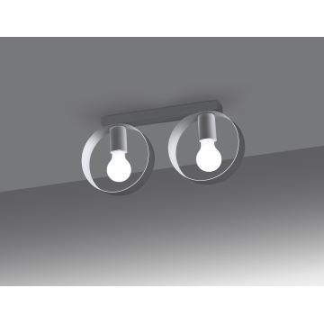 Griestu lampa TITRAN 2xE27/60W/230V balta