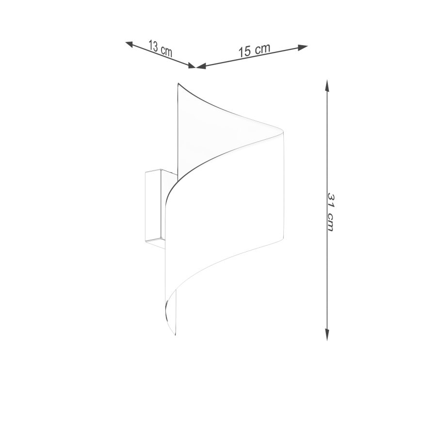 Sienas lampa TALASSA 1xG9/8W/230V balta