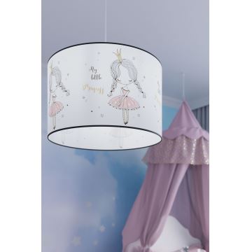 Bērnu lustra ar auklu PRINCESS 1xE27/15W/230V d. 40 cm