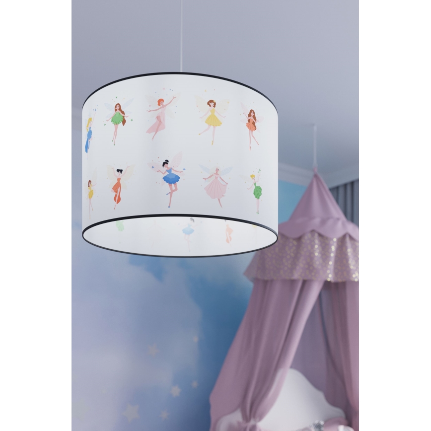 Bērnu lustra ar auklu FAIRY 1xE27/15W/230V d. 30 cm