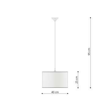 Bērnu lustra ar auklu CAT 1xE27/15W/230V d. 40 cm