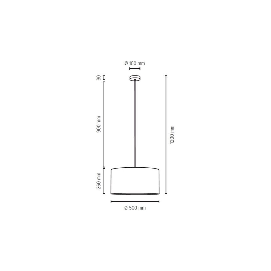 Lustra ar auklu SCARLETT 1xE27/60W/230V - FSC sertifikāts