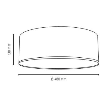 Griestu lampa JOSEFINA 4xE27/25W/230V - FSC sertifikāts