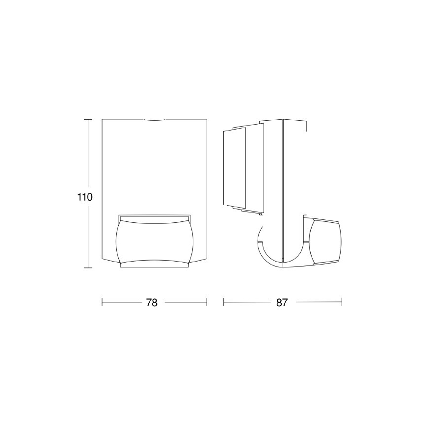 Steinel 035761 - Āra infrasarkanais sensors IS 130-2 antracīta IP54