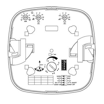 Steinel 079499 - Klātbūtnes noteikšanas detektors Dual HF DALI-2 APC balts