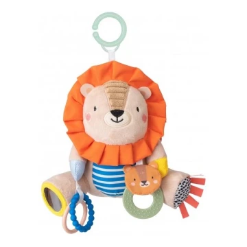 Taf Toys - Plīša rotaļlieta ar zobu graužamo riņķi 25 cm, lauva