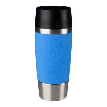 Tefal - Ceļojumu krūze 360 ml TRAVEL MUG nerūsējošs tērauds/gaiši zila