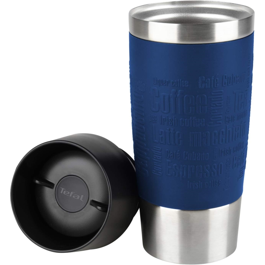 Tefal - Ceļojumu krūze 360 ml TRAVEL MUG nerūsējošs tērauds/tumši zila