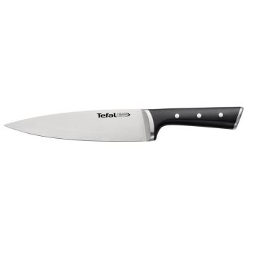 Tefal - Nerūsējoša tērauda nazis chef ICE FORCE 20 cm hroms/melna