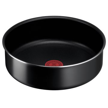 Tefal - Pannu komplekts 3 gab. INGENIO EASY COOK & CLEAN BLACK