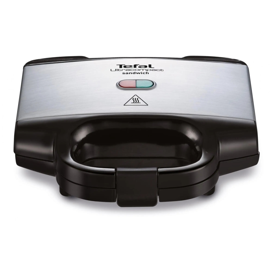 Tefal - Sviestmaižu pagatavošanas ierīce ULTRACOMPACT 700W/230V melna/hroms