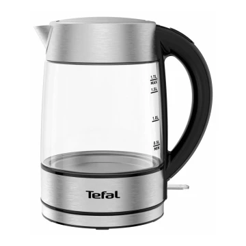 Tefal - Tējkanna GLASS 1,7 l  2200W/230V hroms